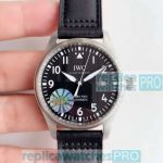 Swiss Grade Replica IWC Pilots Mark XVIII Black Dial Watch